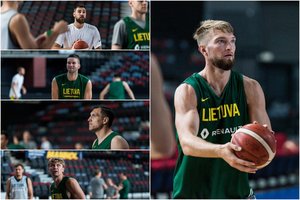 Lietuvos rinktinė Klaipėdoje žais jau su D. Saboniu, bet dar be J. Valančiūno