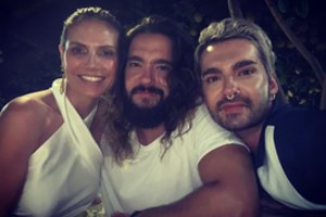 Prabangiausioje jachtoje Hedi Klum ištekėjo už 16 metų jaunesnio „Tokio Hotel“ nario