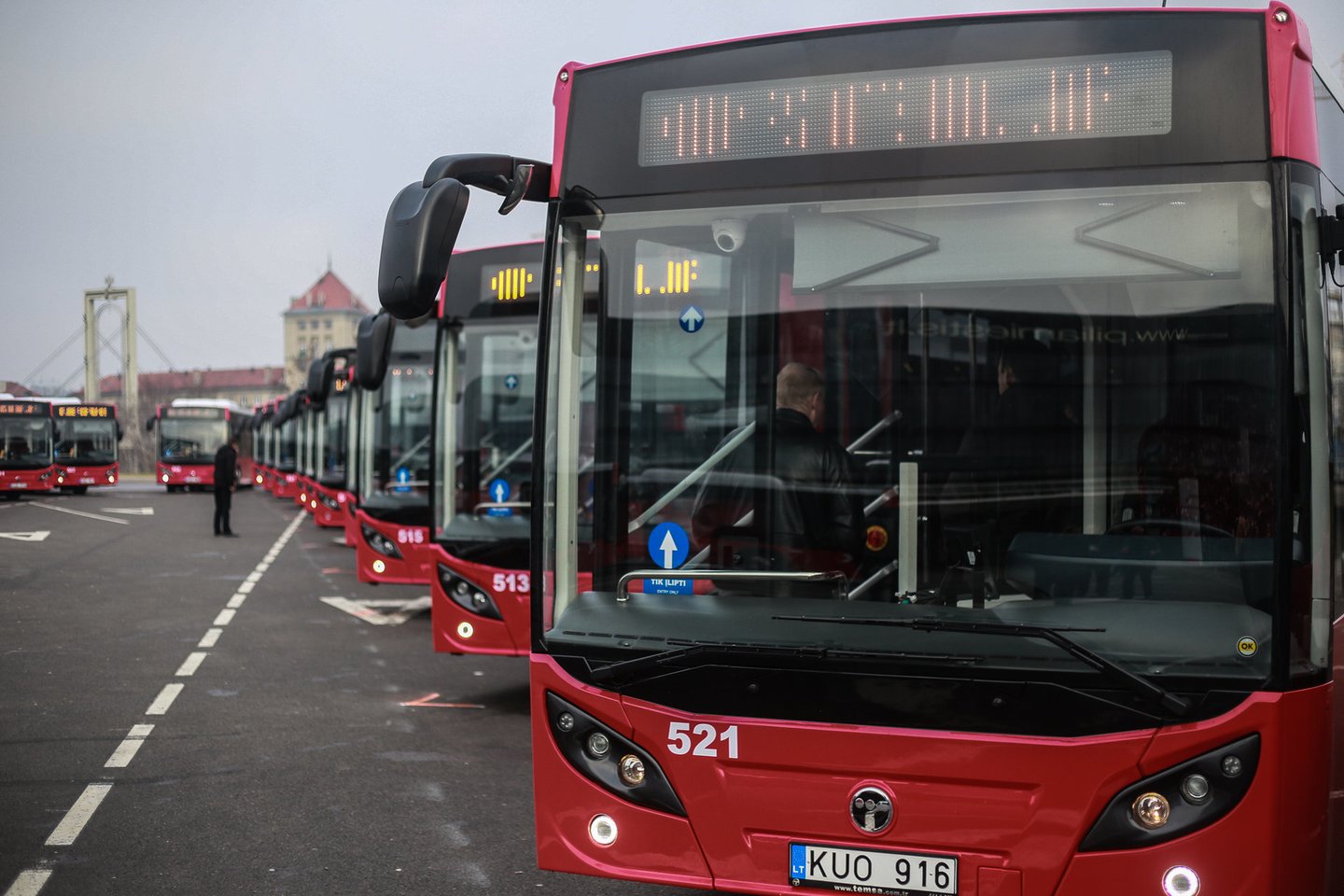 Nauji Kauno autobusai.<br>G.Bitvinsko nuotr.