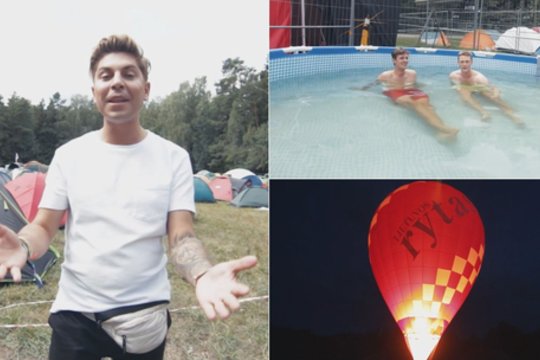 Festivalio „Granatos Live“ dalyviai turėjo progą apsigyventi lrytas.lt kempinge
