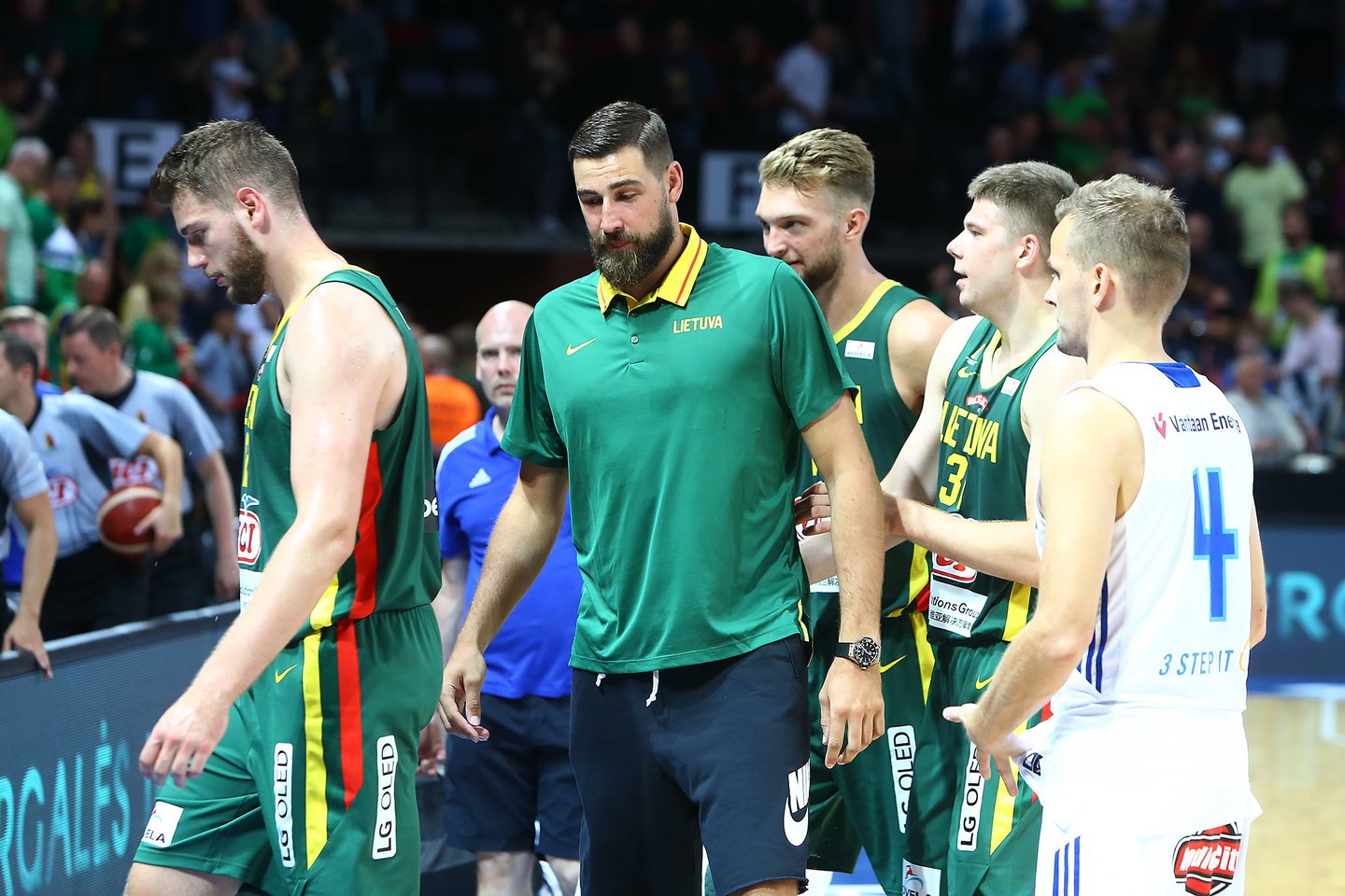 Lietuvos krepšinio rinktinė pradėjo pasiruošimo maratoną pasaulio čempionatui.<br> G.Šiupario nuotr.