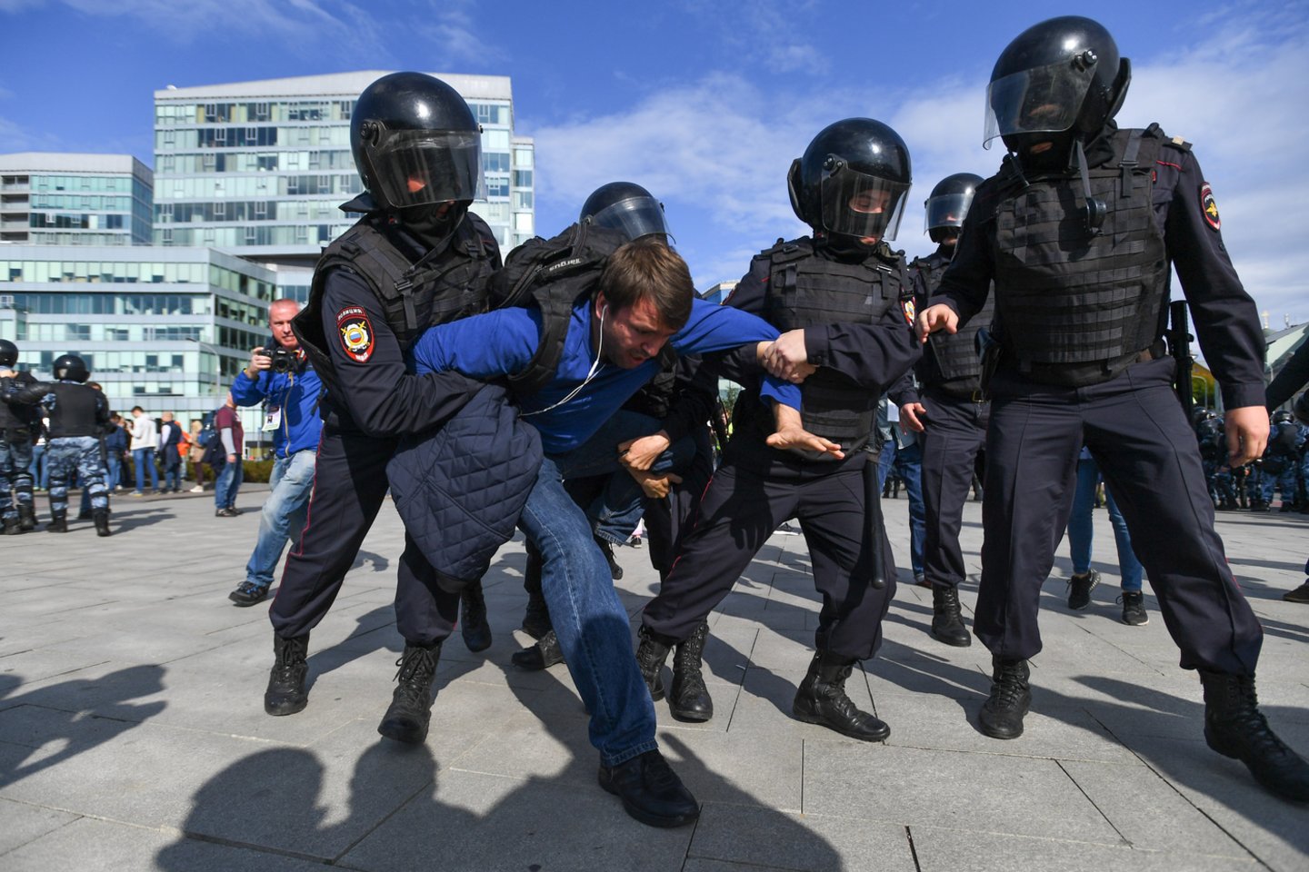 Nors surengti protestai nėra itin dideli, tačiau jie surengti jau ne vieną kartą.<br> Sputnik/Scanpix nuotr.