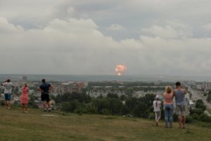 Rusijoje per sprogimus šaudmenų sandėlyje žuvo mažiausiai vienas žmogus