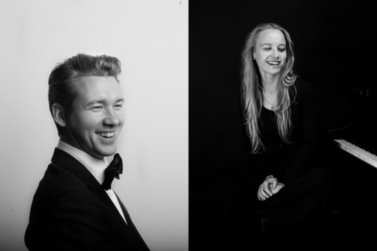 Du pianistai – keturiuose fortepijoninės muzikos koncertuose