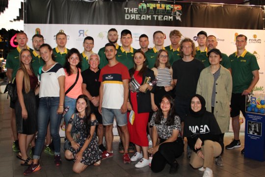  Lietuvos krepšinio rinktinė dalyvavo labdaringame renginyje.<br> G.Keturakytės nuotr.