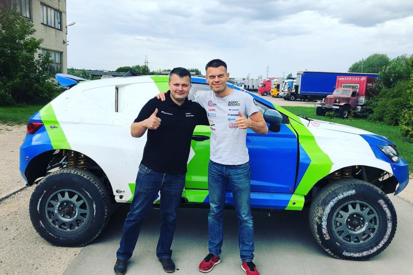  „Seat Leon Dakar“ įsigijo 2018 metų Lietuvos bekelės lenktynių čempionas Vaidotas Paškevičius.<br> Komandos nuotr.