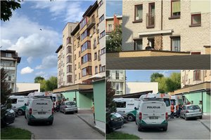 Auklės akivaizdoje žuvo Vilniuje iš 6 aukšto iškritęs metukų vaikas