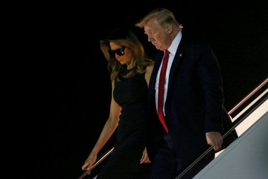 Nepaisydamas protestų, D. Trumpas tvirtina buvęs gerai priimtas Deitone ir El Pase