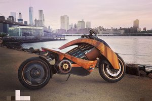 Keisčiau jau nebūna: prancūzai sukūrė egzotišką elektrinį motociklą su mediniu rėmu