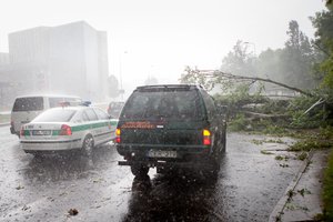 Po pajūrį nusiaubusios liūties – specialistų išvada: pripliaupė už trečdalį mėnesio