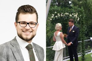 Sauliaus Skvernelio patarėjas Lukas Savickas vedė mylimąją 