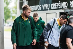 Lietuvos rinktinė atvyko į Serbiją – kibs į atlapus visu pajėgumu