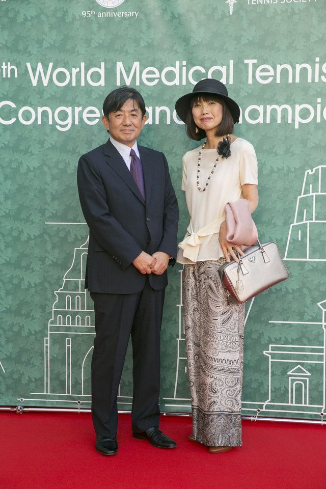 Japonijos ambasadorius Lietuvoje Shiro Yamasaki su žmona Yuko. <br>T.Bauro nuotr. 