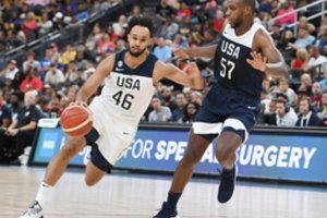 JAV rinktinė sužaidė pirmąsias kontrolines rungtynes ir į sudėtį pakvietė du naujokus