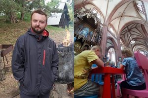 Švėkšnos bažnyčioje Stano su vaikais rado tai, ko nesitikėjo: „Nerealu“