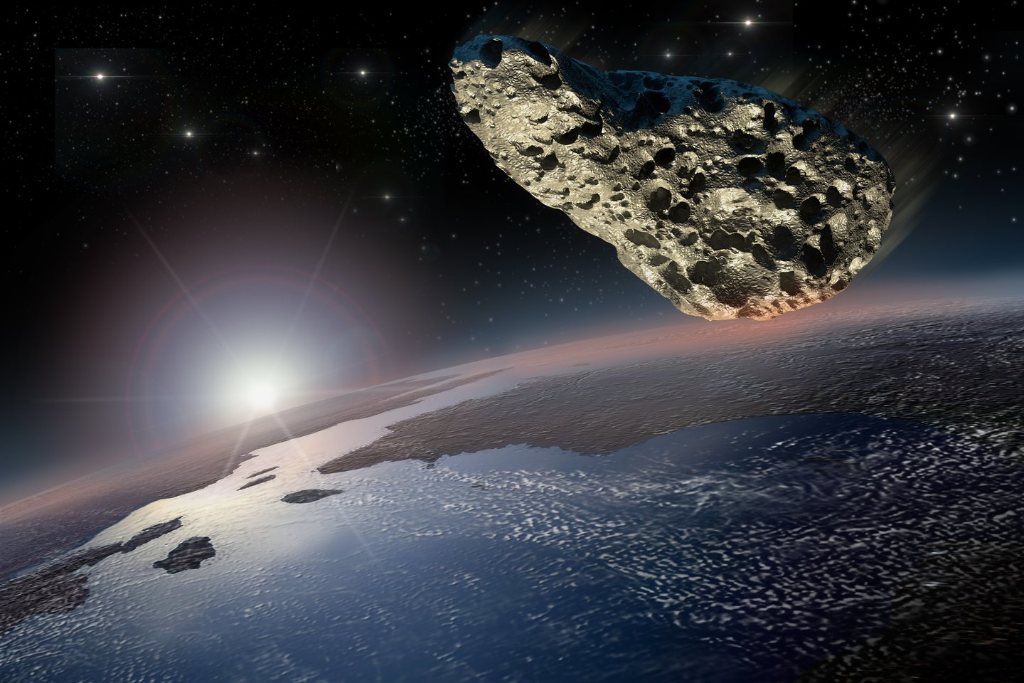  JAV kosminė agentūra NASA užfiksavo prie Žemės artėjantį Cheopso piramidės dydžio asteroidą, vėliau šį mėnesį praskriesiantį labai arti mūsų planetos, pirmadienį pranešė Didžiosios Britanijos žiniasklaida.<br>123RF nuotr. 
