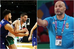 Mandagus gestas ar nuoširdumas? Serbas pažėrė gausybę pagyrimų Lietuvos rinktinei