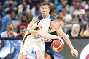 Iš proto variusį B. Bogdanovičių įvertinęs M. Grigonis išskyrė rinktinės bėdą: „Vienas kitam maišomės“