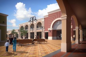 Kaimynystėje atsidarys didžiausias išparduotuvių miestelis Baltijos šalyse