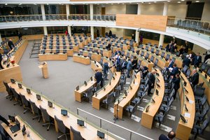 Seime bus atnaujinta posėdžių salės įranga