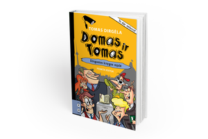 Tomo Dirgėlos skaitytojams – nauja knyga apie detektyvus Domą ir Tomą 