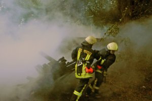 Tragiškas gaisras Ignalinos r.: viduje rastas negyvas žmogus 