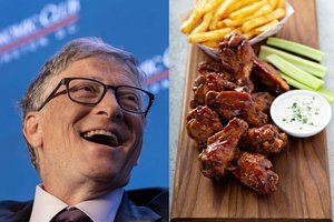 Billas Gatesas parodė, kaip pirmąkart gyvenime ruošė vištieną