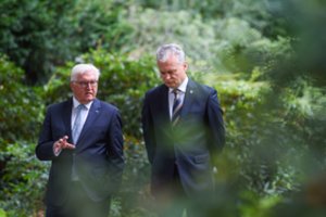G. Nausėda susitiko su Vokietijos prezidentu: dalyvavo ir pirmosios damos