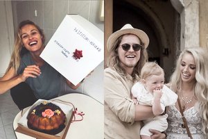 Savaitės blykstėse – Editos Vilkevičiūtės gimtadienis ir Gečų pirmagimio krikštynos