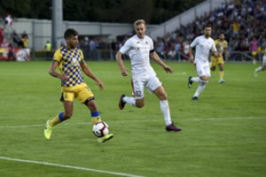 Neužmirštamas vakaras Marijampolėje: sėkmę pasikinkiusi „Sūduva“ – per žingsnį nuo grupių etapo