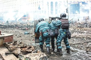 Maidano tramdytojas atsidūrė Maskvoje – malšina protestuotojus