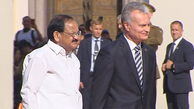 G. Nausėda susitiko su Indijos viceprezidentu: žadėjo svarbų dalyką