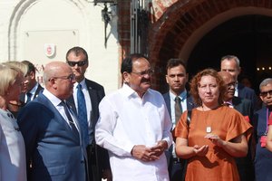 Po apsilankymo Vilniuje Indijos viceprezidentas atvyko į Kauną