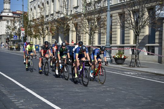  Vilniaus centrą okupavo dviratininkai.<br> V.Ščiavinsko nuotr.