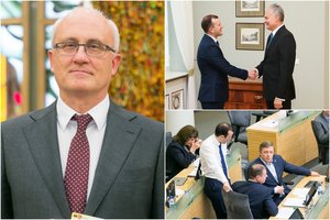 Po S. Skvernelio ir G. Nausėdos pritarimo – S. Jakeliūno kirtis V. Sinkevičiui