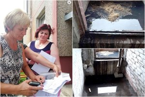 Po daugiabučio remonto Panevėžio r. žmonės skęsta kanalizacijos nuotekose – už tai reikalauja mokėti