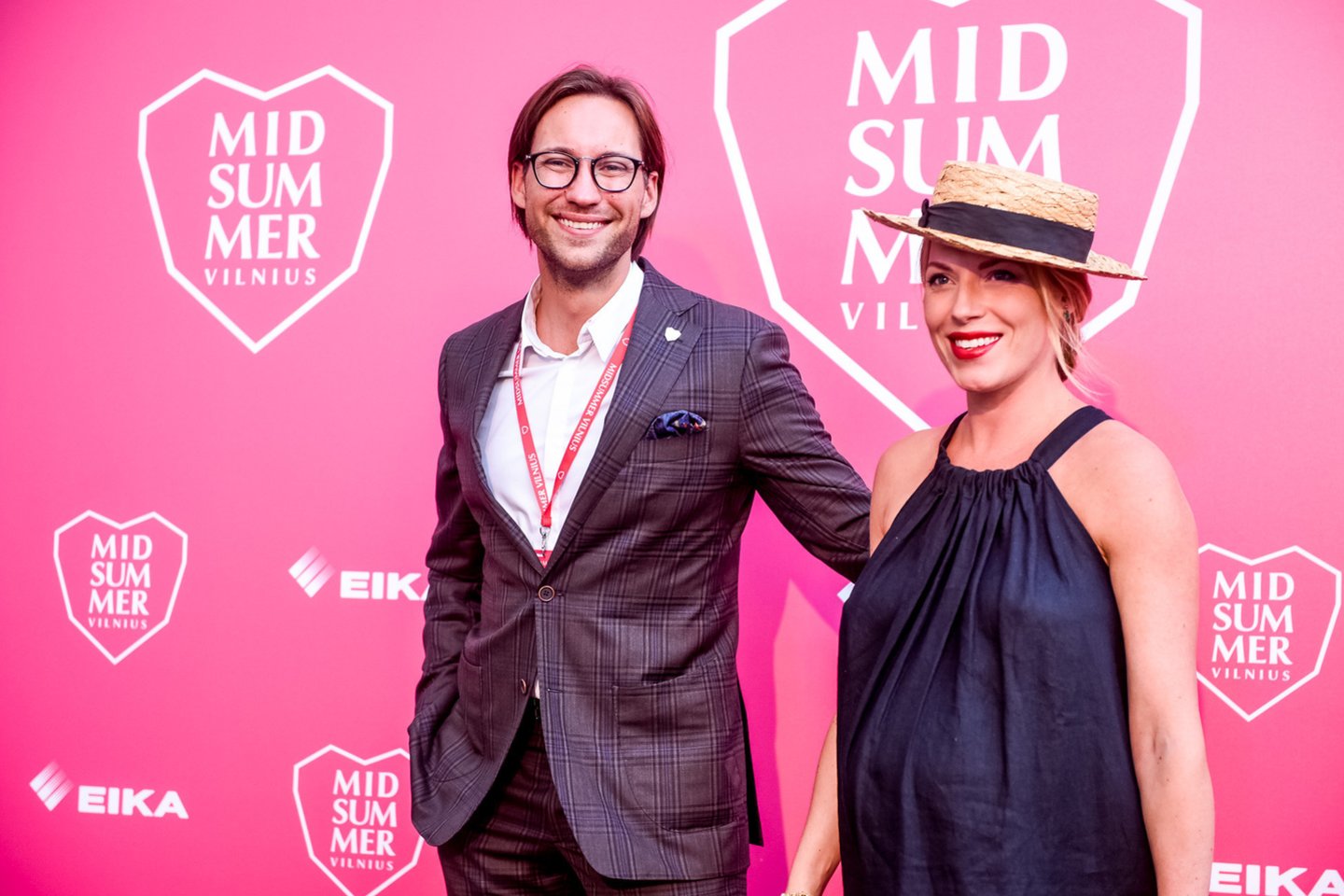 Festivalio „Midsummer“ įkūrėjas Valdas Petreikis su žmona balerina Simona Paciukonyte.<br>D.Umbraso nuotr.