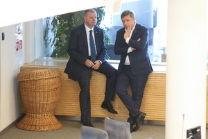 R. Karbauskis ir S. Skvernelis problemų dėl Vyriausybės tvirtinimo nemato: kiek žmonių, tiek nuomonių
