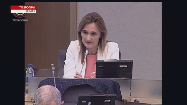 V. Čmilytė-Nielsen: „Mes negalime rizikuoti dirbti su Vyriausybe, kuri galimai nelegitimi“