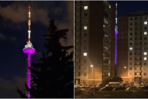 Vilniečius nustebino televizijos bokštas – atstovai paaiškino, kada jis šviečia
