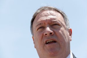 M. Pompeo su Danijos URM vadovu aptarė dvišalį bendradarbiavimą