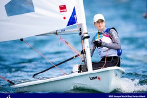 Buriuotoja V. Andrulytė priešolimpinėje regatoje liko dešimta