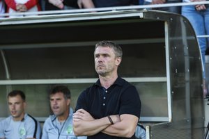 Lygiąsias „Sūduvos“ sėkme pavadinęs S. Rebrovas pasiuntė grėsmingą žinutę: „Rezultatą pasieksime po savaitės“