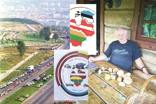 Baltijos kelio ženklų kūrėjas: mokėjom iš savo kišenės, nes politikai nerado pinigų