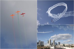 Virš Neries – įspūdingas sveikinimas Baltijos kelio 30-mečio proga