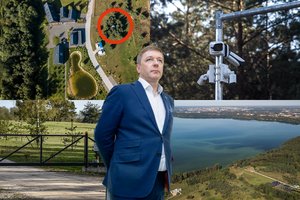 R. Karbauskio dvare prie Meilės įlankos išdygo mįslingas kupolas, nederintas su parko sargais