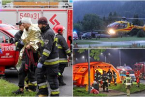 Paskelbus gedulą, kaltųjų paieškos Lenkijoje: nuo žaibų Tatruose yra nukentėję ir lietuviai