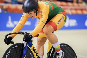 S. Krupeckaitė dviračių treko varžybose Japonijoje iškovojo bronzos medalį