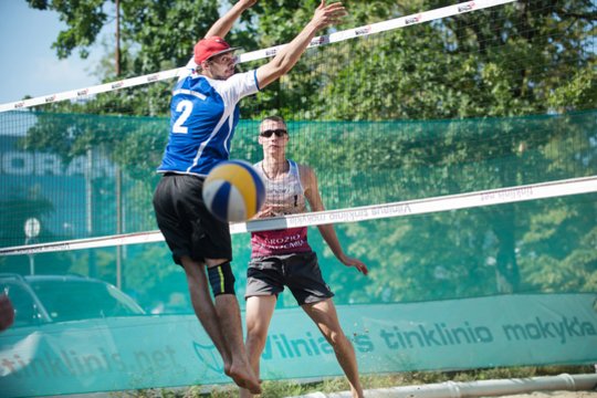 Vilniuje įvyko paplūdimio tinklinio turnyro „AFV CUP 2019“ antrasis etapas. <br> A.Pliadžio nuotr.