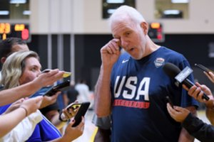 Suklupusių amerikiečių treneris G. Popovichius: „Niekas nelaimi amžinai“